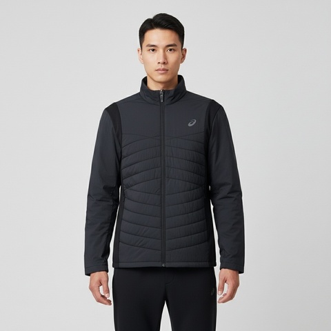 Asics亚瑟士2025男子男式跑步夹棉夹克薄棉服2011D474-001