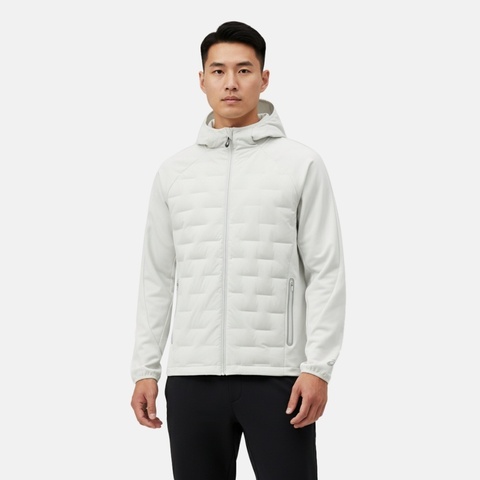 Asics亚瑟士2025男子男式跑步拼接羽绒夹克薄羽绒服-短2011D473-020