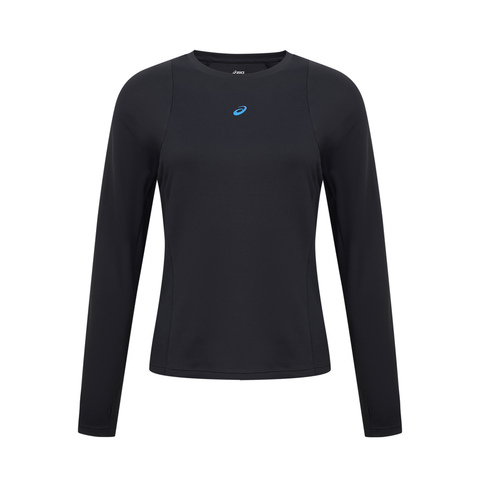 Asics亚瑟士2026女子白焰跑步长袖T恤紧身长T2012D514-001
