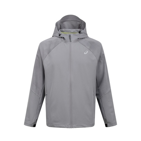 Asics亚瑟士2026男子跑步反光夹克梭织连帽外套2011D625-020