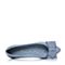 BASTO/百思图秋季专柜同款蓝色漆皮牛皮/羊皮蝴蝶结浅口女单鞋TXP22CQ6
