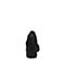 BASTO/百思图2018春季专柜同款黑色羊皮革闪钻镂空粗跟女凉鞋AS301AK8