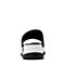 BASTO/百思图2018夏季专柜同款黑色布面闪钻笑脸卡通坡跟女凉拖鞋YUR01BT8