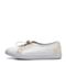 BASTO/百思图2018秋季专柜同款白色软面小白鞋女休闲鞋YIP63CM8