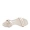 BASTO/百思图2018夏季专柜同款米白色珍珠一字带粗跟女凉鞋CB803BL8