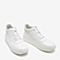 BASTO/百思图2018冬季专柜同款白色牛皮革系带圆头男休闲鞋CBT02DD8