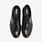 BASTO/百思图2018冬季专柜同款黑色牛皮革商务休闲系带男皮鞋CCS01DM8
