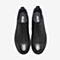 BASTO/百思图2018冬季专柜同款黑色牛皮革圆头休闲男低靴CAQ02DD8