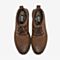 BASTO/百思图2018冬季专柜同款深棕色牛皮革英伦休闲男皮鞋潮鞋94244DM8