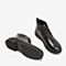 BASTO/百思图2018冬季专柜同款深咖色软面牛皮革系带休闲男皮鞋CAL01DD8
