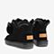 BASTO/百思图2018冬季专柜同款黑色剖层牛皮革雪地靴女靴Y1988DD8