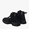 BASTO/百思图2018冬季专柜同款牛剖层皮革运动风女短靴RC876DD8