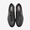 BASTO/百思图春季专柜同款黑色摔纹牛皮革商务休闲男皮鞋BTJ16AM9