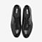 BASTO/百思图春季专柜同款黑色牛皮革商务正装系带男皮鞋A1896AM9