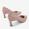 BASTO/百思图春季专柜同款粉色人造革尖头细跟女浅口鞋QA860AQ9