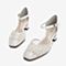 BASTO/百思图年夏季新品白色水钻粗跟女凉鞋OA168BK9