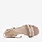 BASTO/百思图夏季专柜同款粉色羊绒皮革闪钻休闲女皮凉鞋RXH01BL9
