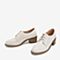 BASTO/百思图春季专柜同款米色软面牛皮革女皮鞋ZEG02AM9