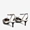 BASTO/百思图夏季专柜同款银色亮片网布休闲女凉鞋RRJ02BH9