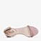 BASTO/百思图夏季专柜同款粉色闪钻饰扣简约一字带女凉鞋MB018BL9