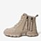 BASTO/百思图冬季专柜同款牛皮革磨砂工装风女皮靴A8756DD9