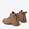 BASTO/百思图冬季专柜同款牛皮革质感磨砂时尚女皮靴A8763DD9