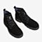 BASTO/百思图冬季专柜同款黑色英伦休闲男低靴CMM01DD9