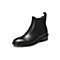 BASTO/百思图冬季专柜同款浅黑时尚通勤切尔西靴RZC50DD9