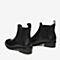 BASTO/百思图冬季专柜同款浅黑时尚通勤切尔西靴RZC50DD9