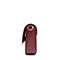 BASTO/百思图冬季专柜同款红色人造革小香风斜挎包X1860DX9