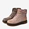 BASTO/百思图冬季专柜同款灰色磨砂工装风马丁靴女皮靴ZHY02DD9