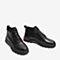 BASTO/百思图冬季专柜同款牛皮革系带商务男休闲鞋H7730DD9