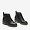 BASTO/百思图冬季专柜同款牛皮革时尚英伦风女皮靴FD665DD9