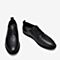 百思图2020春季新款商场同款摔纹牛皮系带舒适商务男皮鞋BYG02AM0