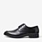 百思图2020春季新款商场同款黑色牛皮系带商务休闲男皮鞋81302AM0
