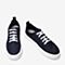 百思图2020夏季新款商场同款帆布系带潮流舒适男休闲板鞋BWH92BM0