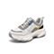 百思图2020春季新款商场同款系带厚底撞色运动风女老爹鞋BA027AM0