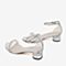 百思图2020夏季新款商场同款时尚仙女风一字带粗跟女凉鞋RL501BL0