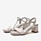 百思图2020夏季新款商场同款仙女罗马风水钻粗跟女凉鞋MB072BL0