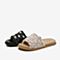 百思图2020夏季新款商场同款小香风时尚外穿气质女凉拖鞋ZZN01BT0