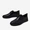百思图2020夏季新款商场同款系带平底透气商务男休闲皮鞋Q800ABM0
