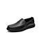 百思图2020夏季新款商场同款牛皮一脚蹬男商务休闲皮鞋F2022BM0