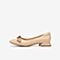 百思图2020秋季新款商场同款甜美蝴蝶结浅口尖头女单鞋RW521CQ0