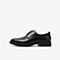 百思图2020秋季新款商场同款英伦风圆头方跟男士休闲皮鞋S5135CM0
