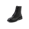 百思图2020冬季新款商场同款时尚系带绒里马丁靴女皮短靴WEA01DD0