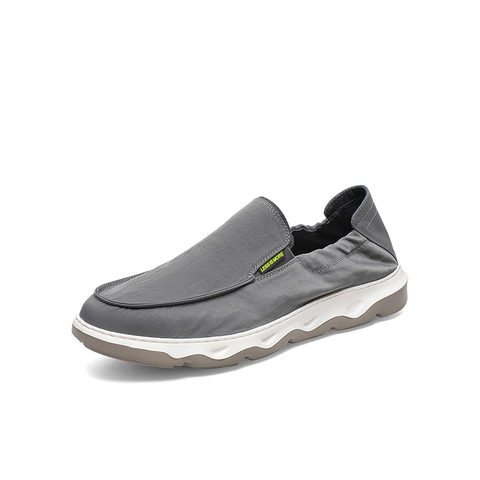 百思图2021夏季新款商场同款时尚懒人一脚蹬厚底男乐福鞋H2560BM1