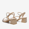 百思图2021夏季新款商场同款时髦水钻条带漏趾中跟女凉鞋RNU37BL1