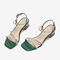 百思图2021夏季新款商场同款气质仙女风中跟一字带女凉鞋RQ220BL1