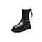百思图2021冬季新款商场同款厚底圆头切尔西靴女中靴IDA07DZ1
