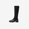 百思图2021冬季新款潮流优雅气质高筒时装女长靴MD065DG1